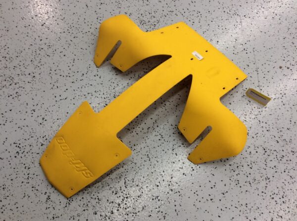 New Racing Skid Plate - REV XP - Yellow - Image 3