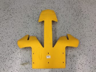 New Racing Skid Plate - REV XP - Yellow