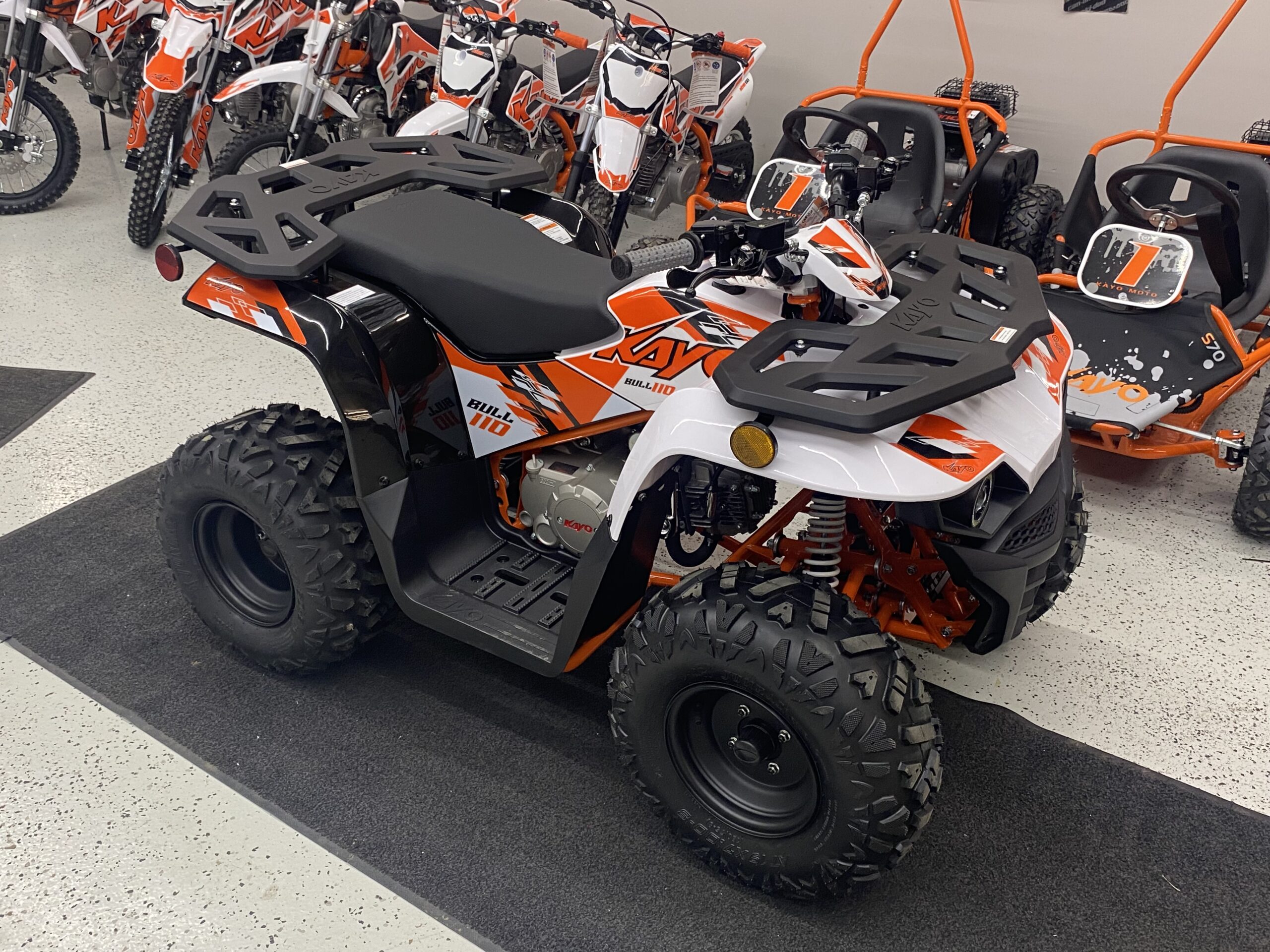 2026 Kayo Bull 110 White Kids ATV- Brand New!