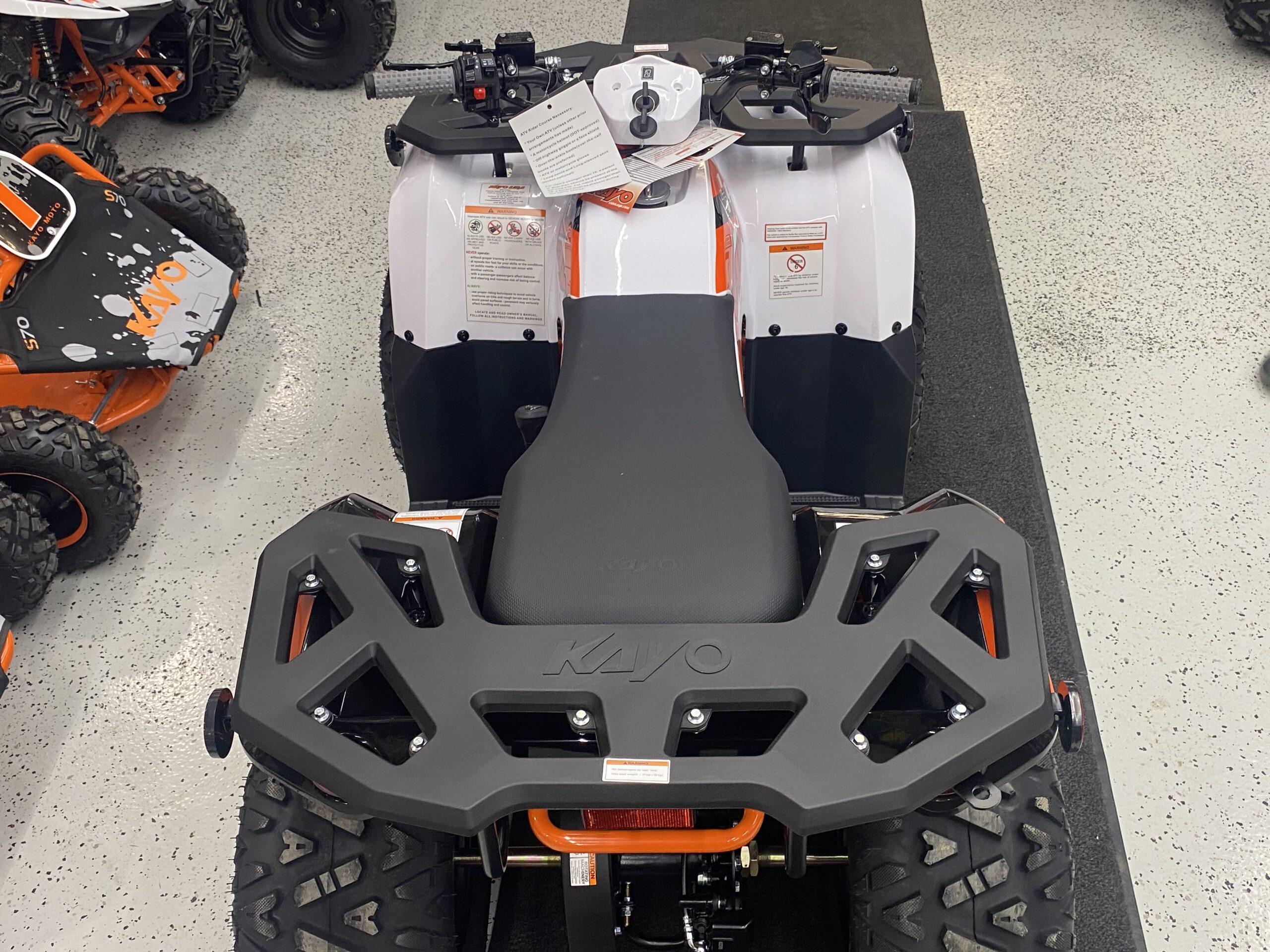 2026 Kayo Bull 110 White Kids ATV- Brand New! - Image 5