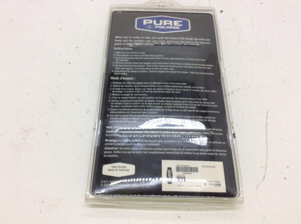 Polaris Black Goggle Fast Strap Kit - Image 4