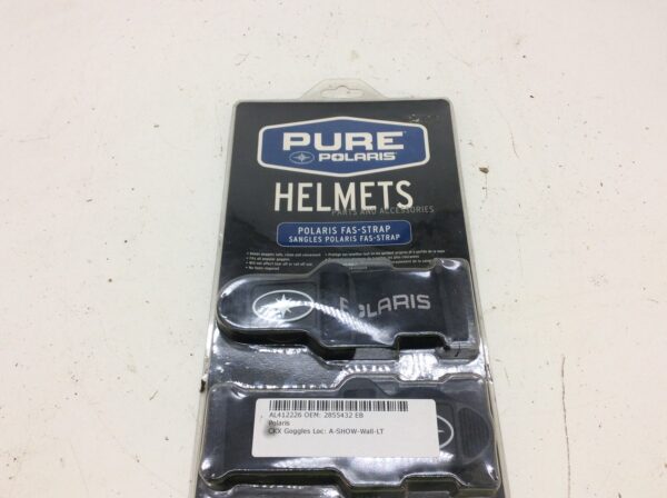 Polaris Black Goggle Fast Strap Kit