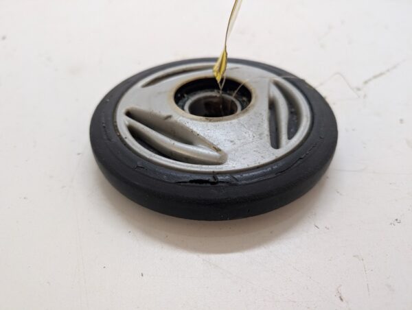2004 Ski-Doo Idler Wheel Silver Full Moon Design - Image 3