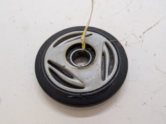 2004 Ski-Doo Idler Wheel Silver Full Moon Design