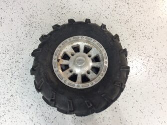 2007 Polaris 12x8 Rear Rim W/ Mud Lite Tire