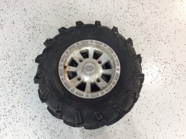 2007 Polaris 12x8 Rear Rim W/ Mud Lite Tire