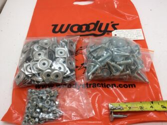Woodys Signature Series 5/16"x1175" Studs/Lock Nuts , SUPPORT WASHERS  96 PACK