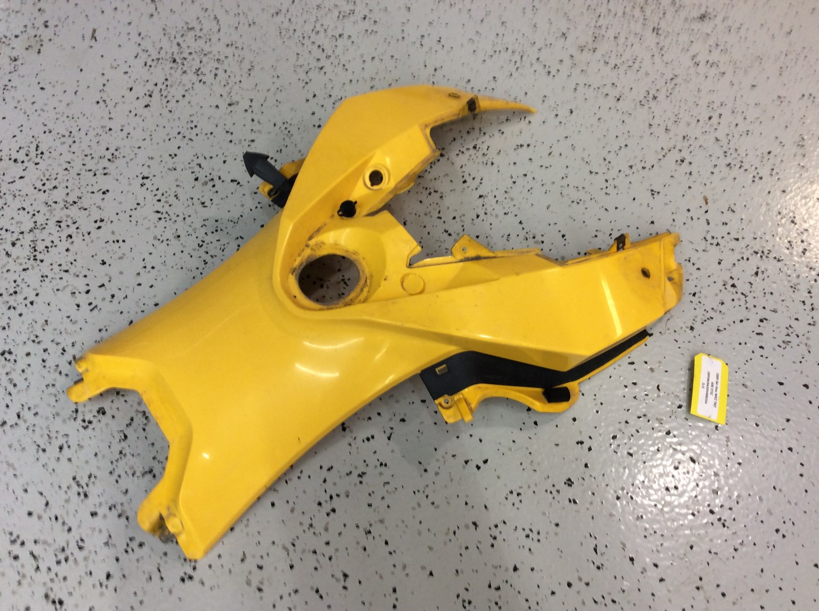 2009 Ski-Doo console - yellow