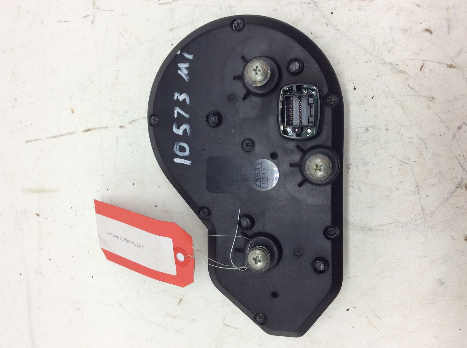 2008 Yamaha SPEEDOMETER 10573 MI - Image 3