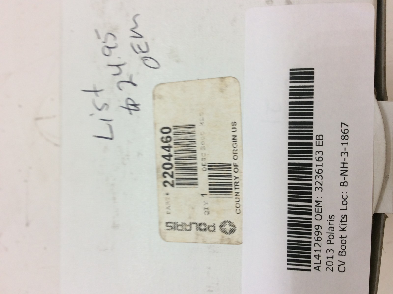 2013 Polaris Inner Boot Kit - fits Razor - Image 2