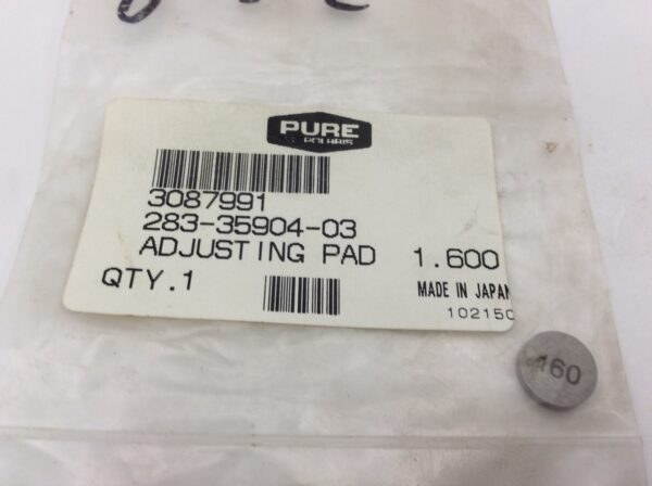 2003 Polaris Pad, Adjusting 1.600