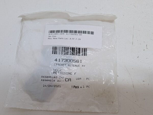 Front Retaining Hook - Image 2
