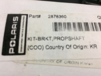 2011 Polaris Bracket Kit, Prop Shaft