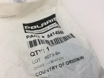 2016 Polaris Dampener, Vibration