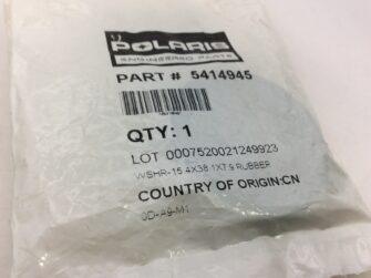 2017 Polaris Washer, Rubber