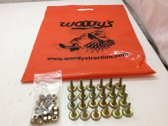 Woody's Gold Digger Traction Master Carbide Studs 1.175" 24-Pack WITH NUTS