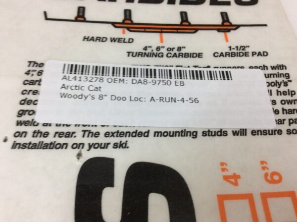 Woody's 8" Dooly™ Carbide Runners - Image 2