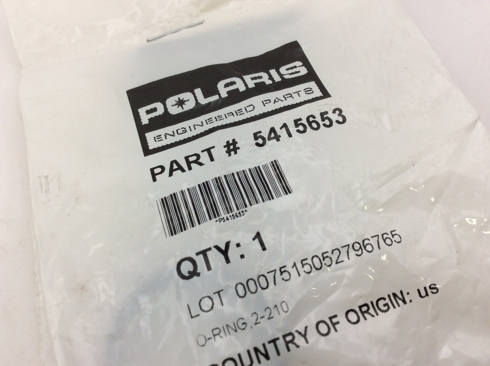 2018 Polaris O-ring, 2-210