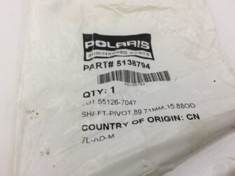 2016 Polaris Shaft-Pivot 89.71MM 15.88 OD