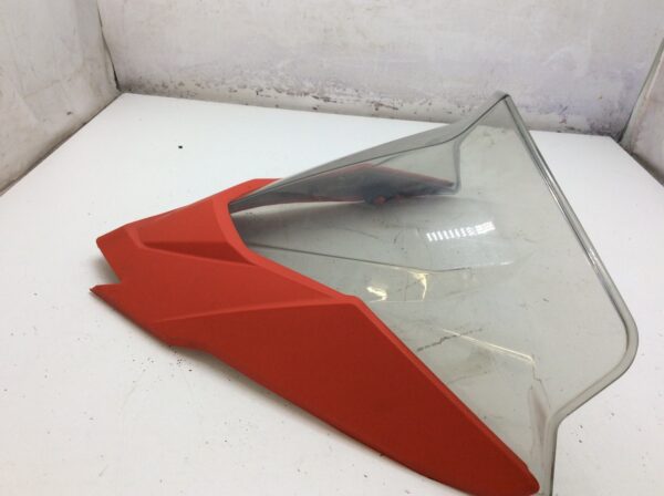 2017 Ski-Doo Windshield 235mm & Support (Red) - Image 3