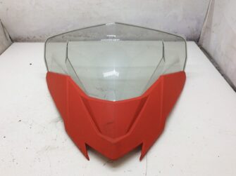 2017 Ski-Doo Windshield 235mm & Support (Red)