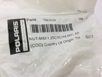 2009 Polaris Nut, Nyloc - M8X1.25C10