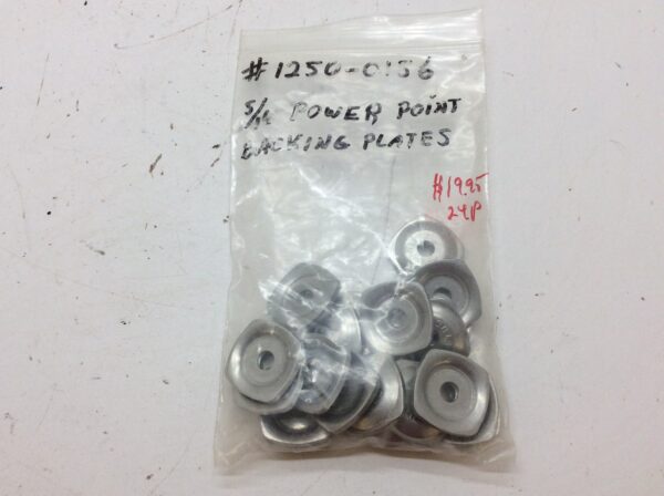 5/16" Power Point Backing Plates- 24 Pack