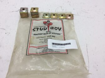 Stud Boy Square Backer Plates - Steel - Gold - 5/16in. Thread - 2017-P1  24 PACK