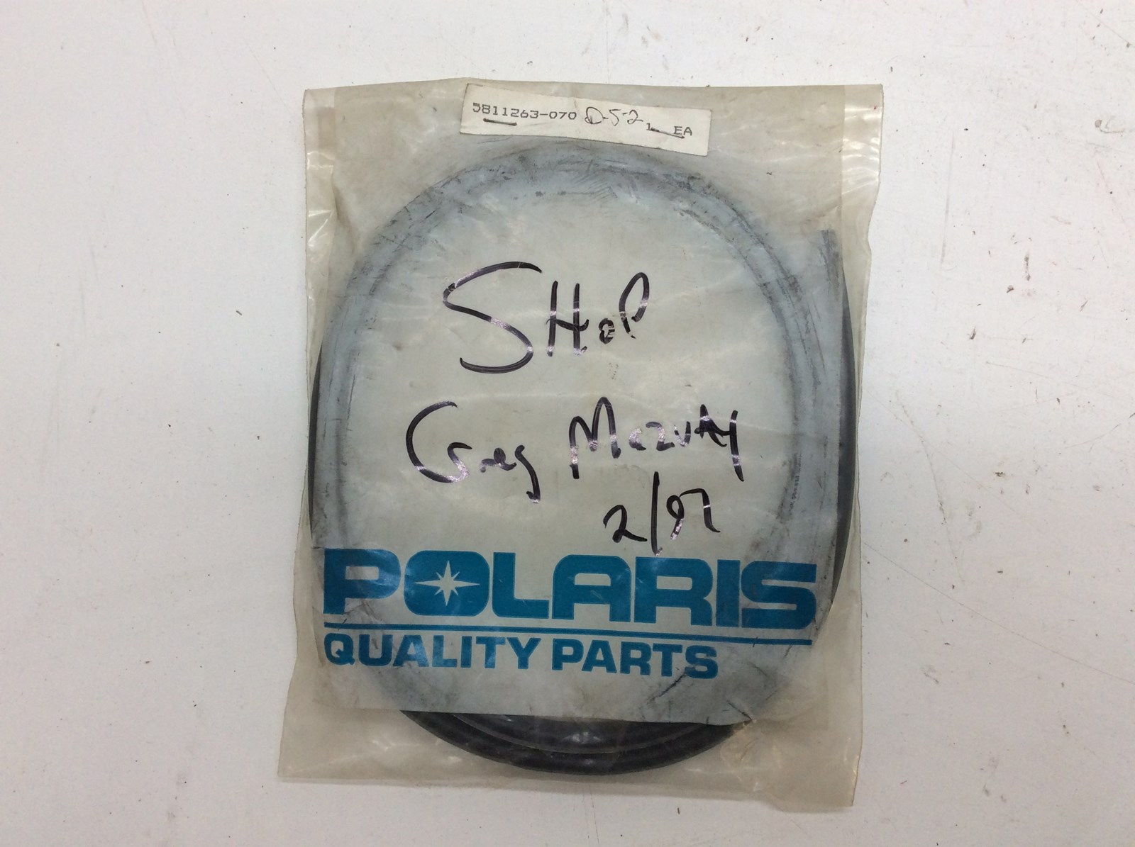 FRONT BUMPER VINYL TRIM BLACK - Image 2