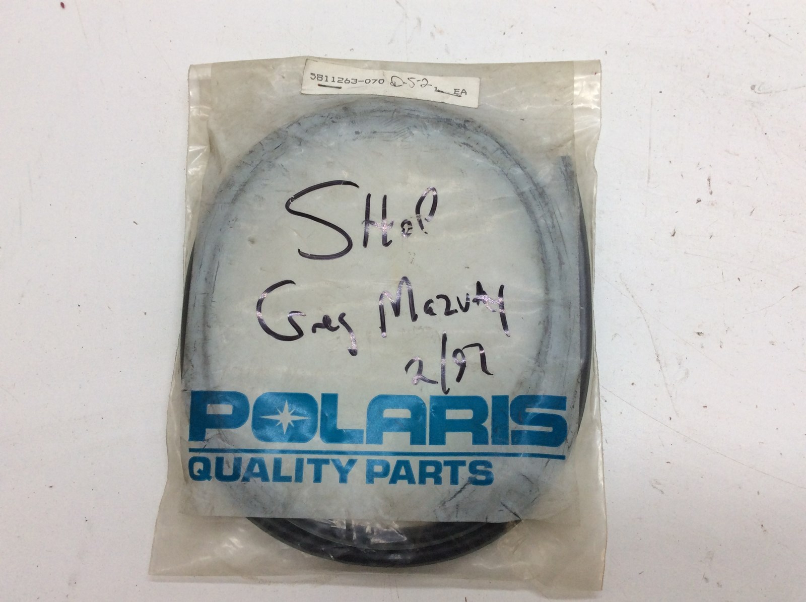 FRONT BUMPER VINYL TRIM BLACK