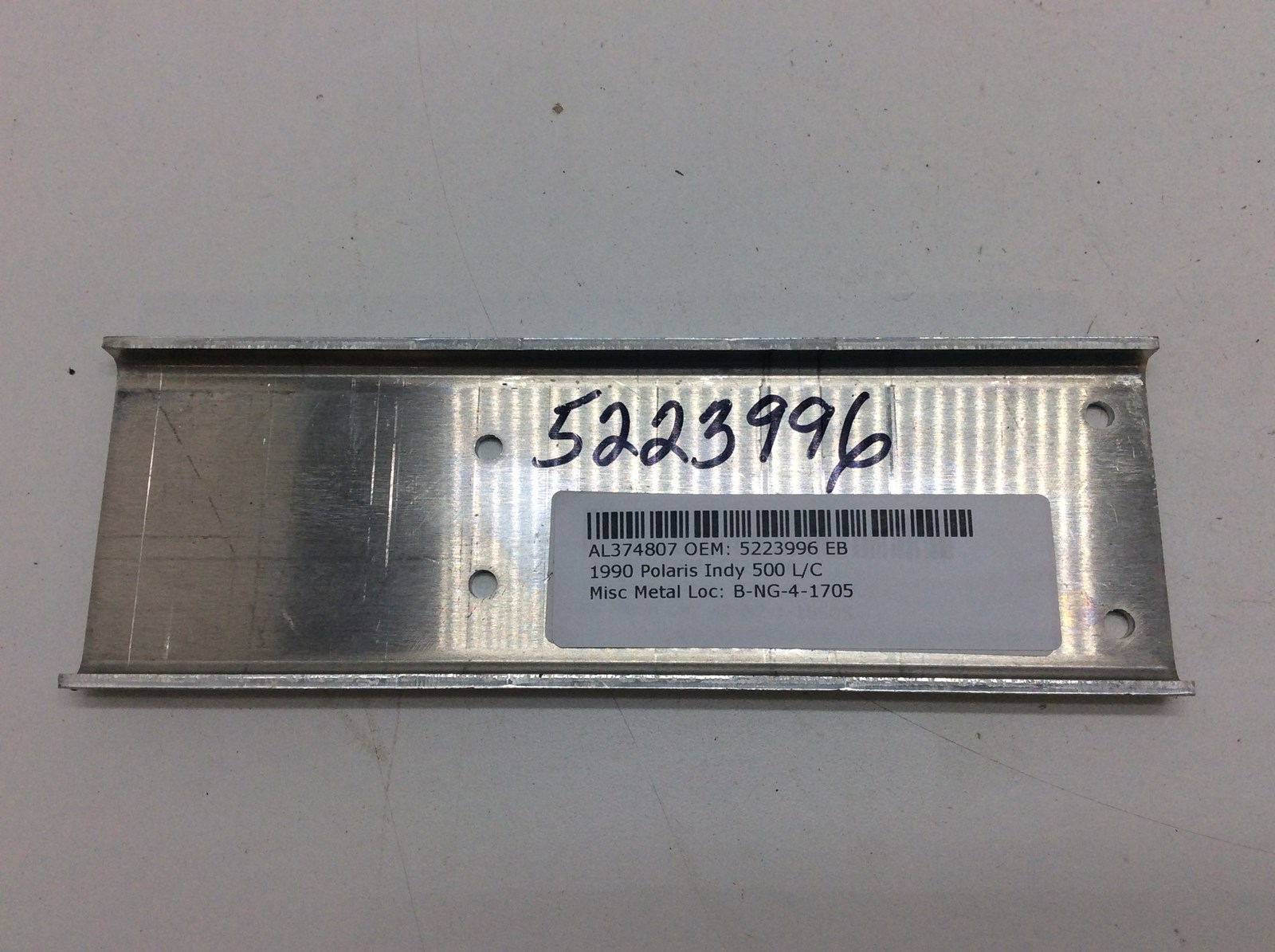 1990 Polaris FRONT BELLY PAN SUPPORT - Image 2