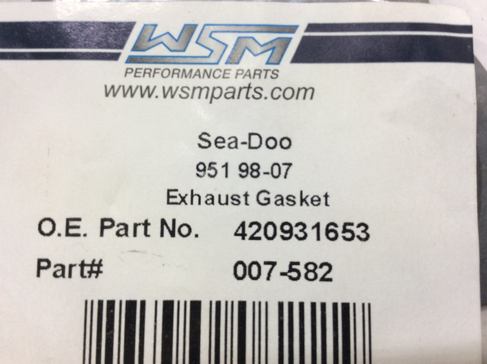 2003 Sea-Doo Exhaust Manifold Gasket - Image 3