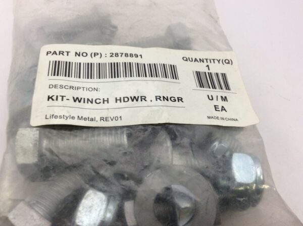 1996 Polaris Winch Hardware Kit