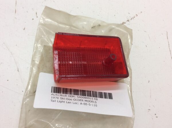 1970 Ski-Doo Tail light lens - Image 2