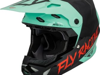 FLY RACING FORMULA CP S.E. RAVE HELMET BLACK/MINT/RED 2X