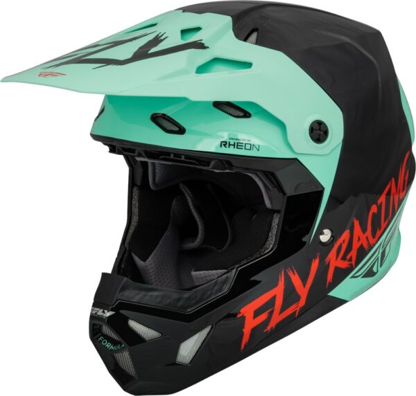 FLY RACING FORMULA CP S.E. RAVE HELMET BLACK/MINT/RED 2X