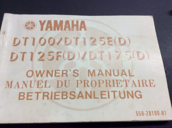 1977 Yamaha Owners Manual