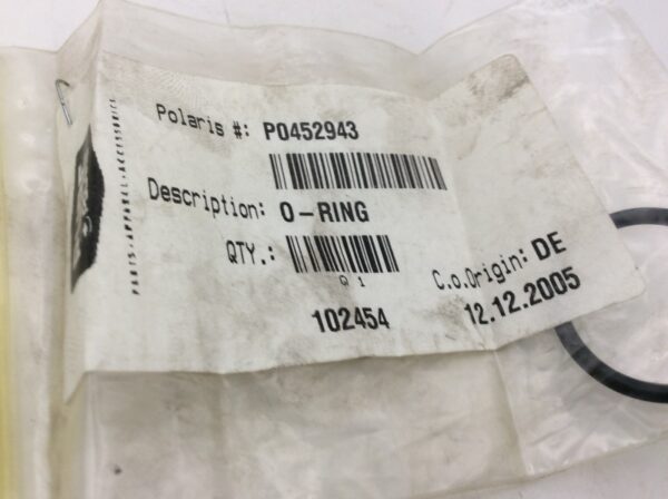 2006 Polaris O-ring