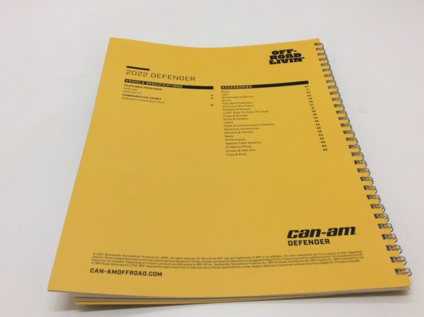 2022 Can-Am Defender Spec Book / Accessories Catalog - Image 4