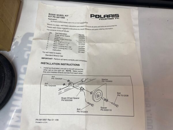 Bogie Wheel Kit- See Comments NLA - Image 5