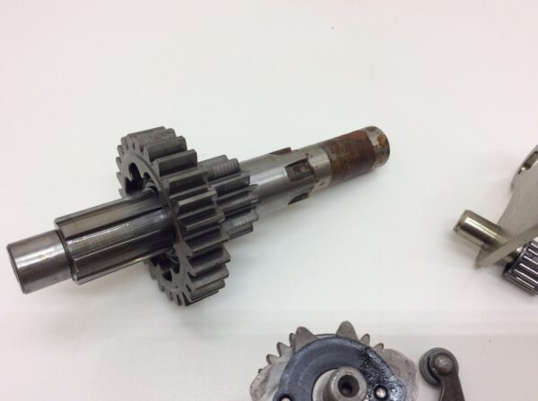 2004 Can-Am transmission shift forks and drum - Image 4