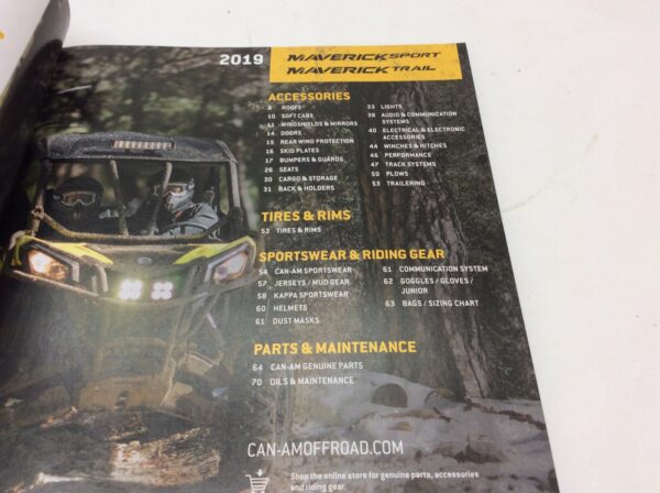 2019 Can-Am Maverick Sport / Maverick Trail Accessories Catalog - Image 5