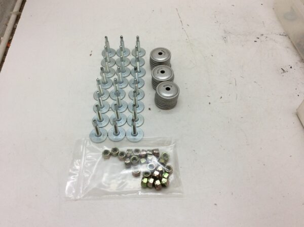Woody's stud 1.325 Grand master studs,  Mega  backer plates, 24 PGK 5/16"  lock nuts. For 1 ply tracks - Image 3