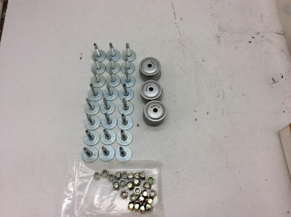 Woody's stud 1.325 Grand master studs,  Mega  backer plates, 24 PGK 5/16"  lock nuts. For 1 ply tracks - Image 4