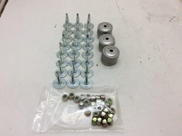 Woody's stud 1.325 Grand master studs,  Mega  backer plates, 24 PGK 5/16"  lock nuts. For 1 ply tracks