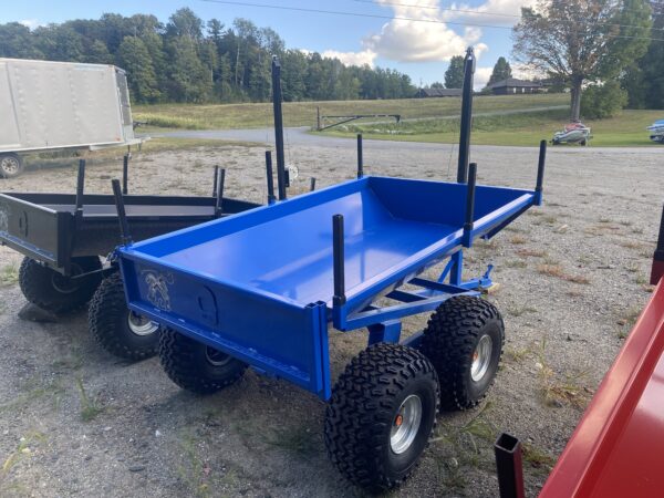 2025 MLC Geo 3.5’X6′ 1 Ton Agricultural ATV/UTV Dump Trailer- Blue - Image 3