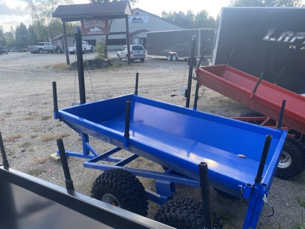 2025 MLC Geo 3.5’X6′ 1 Ton Agricultural ATV/UTV Dump Trailer- Blue - Image 2