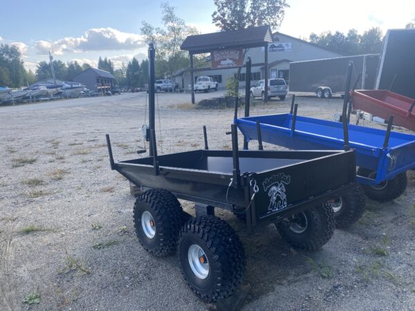 2025 MLC Geo 3.5'X6' 1 Ton Agricultural ATV/UTV Dump Trailer- Black - Image 3