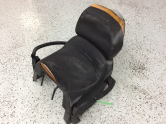 2011 Arctic Cat rear passenger seat with backrest