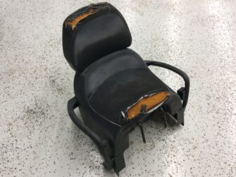 2017 Arctic Cat rear passenger seat with backrest